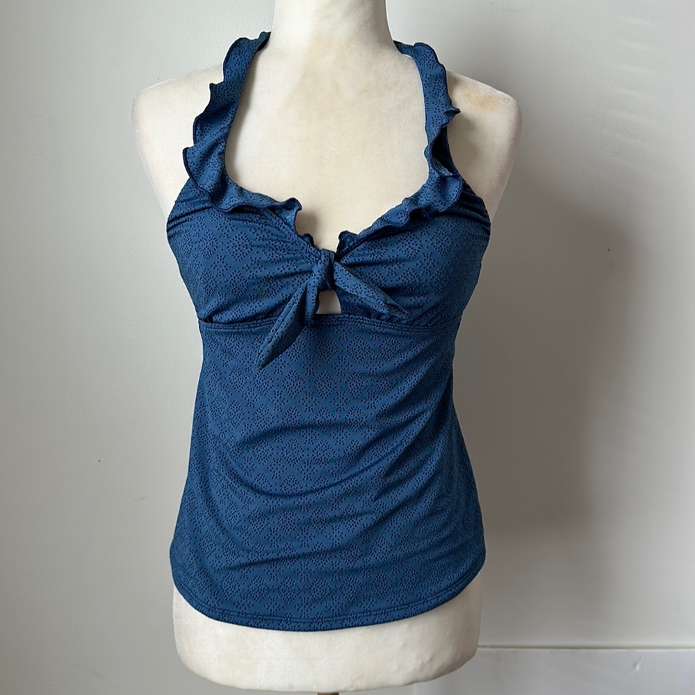 Lucky Brand Blue Tankini Size S